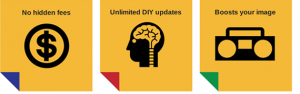 No Hidden Fees - Unlimited DIY Updates - Boost your Image